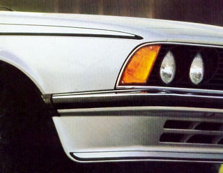 1977 BMW E24. Front bumper