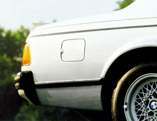 1977 BMW E24. Rear bumper
