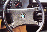 1977 6-Series BMW. Steering wheel