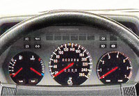 1977 6-Series BMW. Instrument cluster