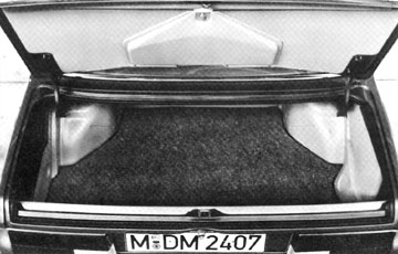 1977 BMW E24. Trunk