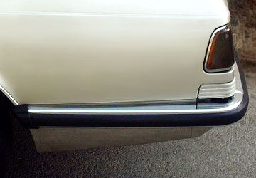 BMW E24 в 1981 году. Задний бампер